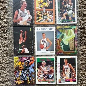 Larry Bird Basketball Trading Card Collection